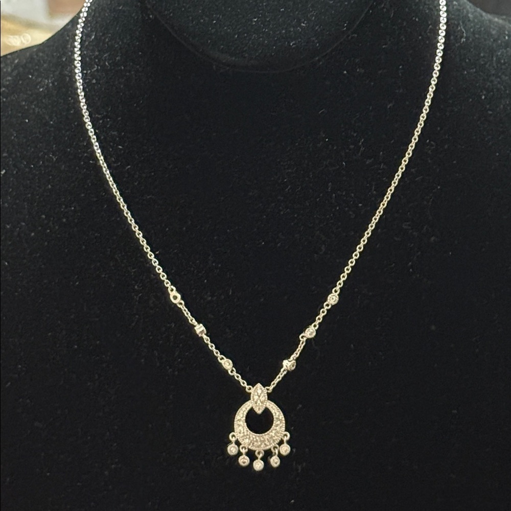 Elegant Sterling Silver 925 Pendant Necklace - Picture 11 of 11